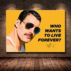 Freddie Mercury богемный рок музыка звезда плакаты и принты на холсте живопись настенные картины декоративный Декор для дома