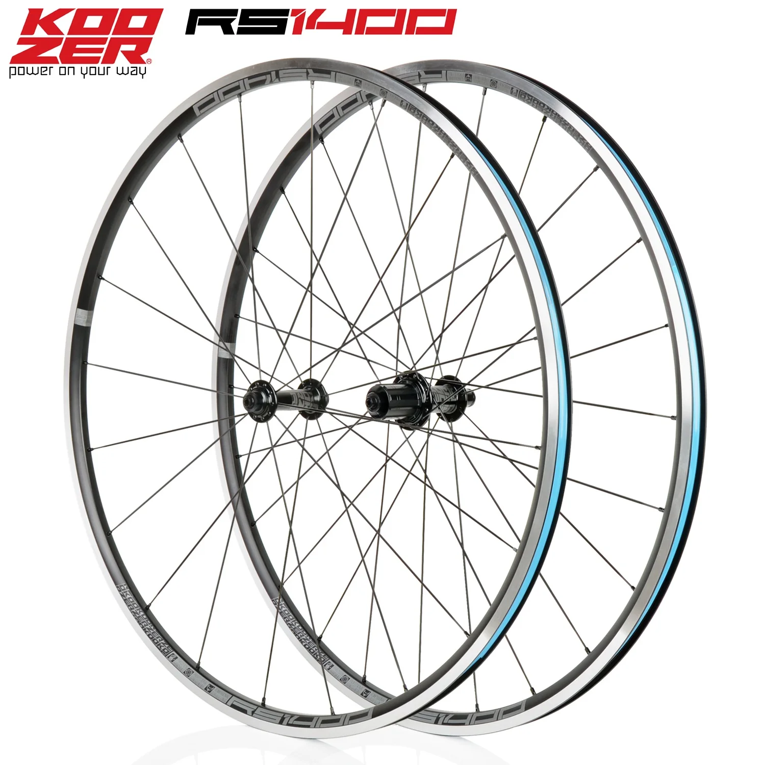 KOOZER RS1400 велосипедные колеса 700C с высоким диаметром 21 мм 622x17c из алюминиевого