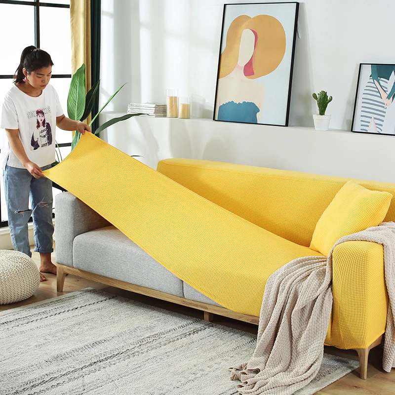 

Эластичные универсальные чехлы для диванов, тканевые регулируемые экологически чистые чехлы для диванов в гостиную, Нескользящие чехлы дл...