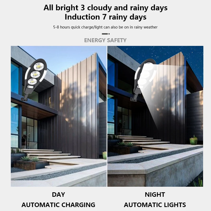 Супер яркий Солнечный свет s COB водонепроницаемый наружный фонарь с тремя