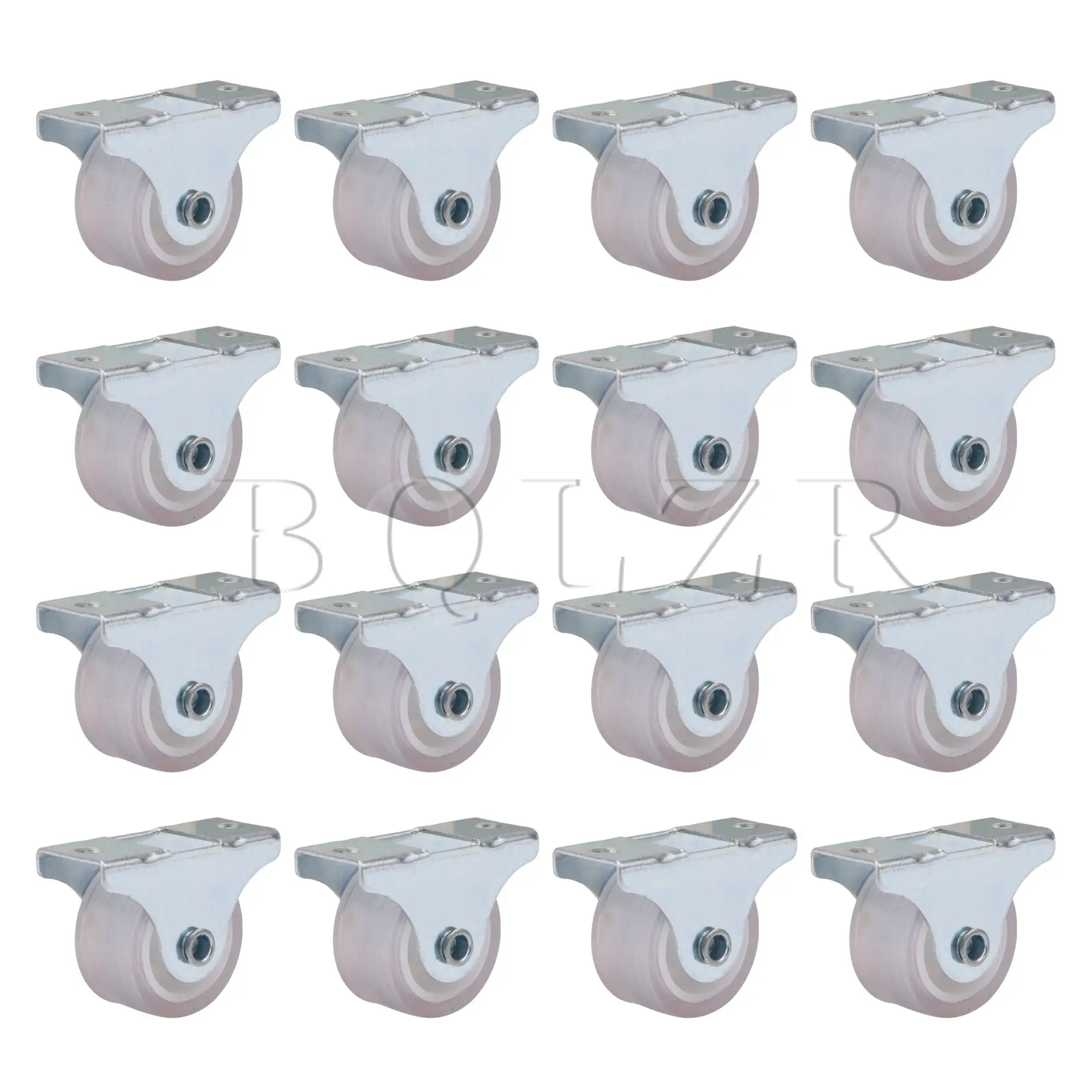 

BQLZR 16PCS U Type 1" Duplex Bearing Silent Nylon Pulley for DIY Gym Equipment