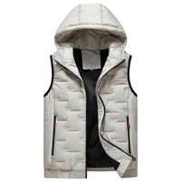 autumn winter men vest waistcoat hooded sleeveless jacket thick warm gilet male casual windbreaker vests plus size 8xl