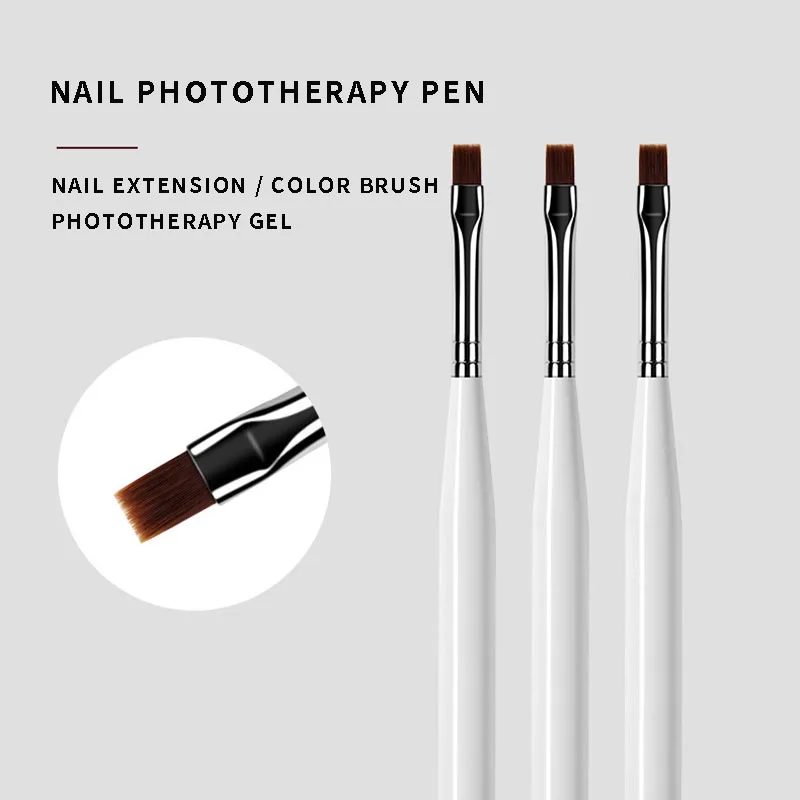 

1 шт., ручка для маникюра с белой ручкой