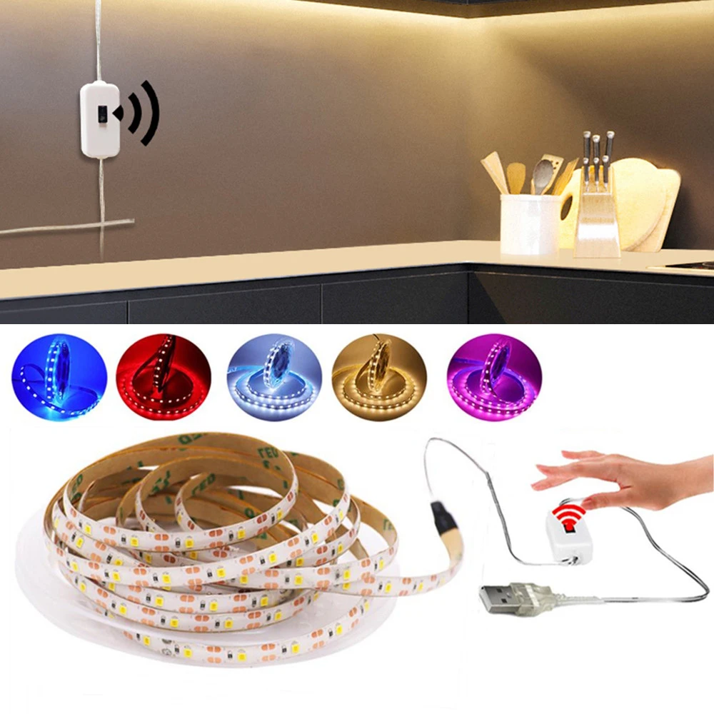 USB-датчик движения ручной Мах ВКЛ./ВЫКЛ. 5 в постоянного тока Светодиодная лента 2835