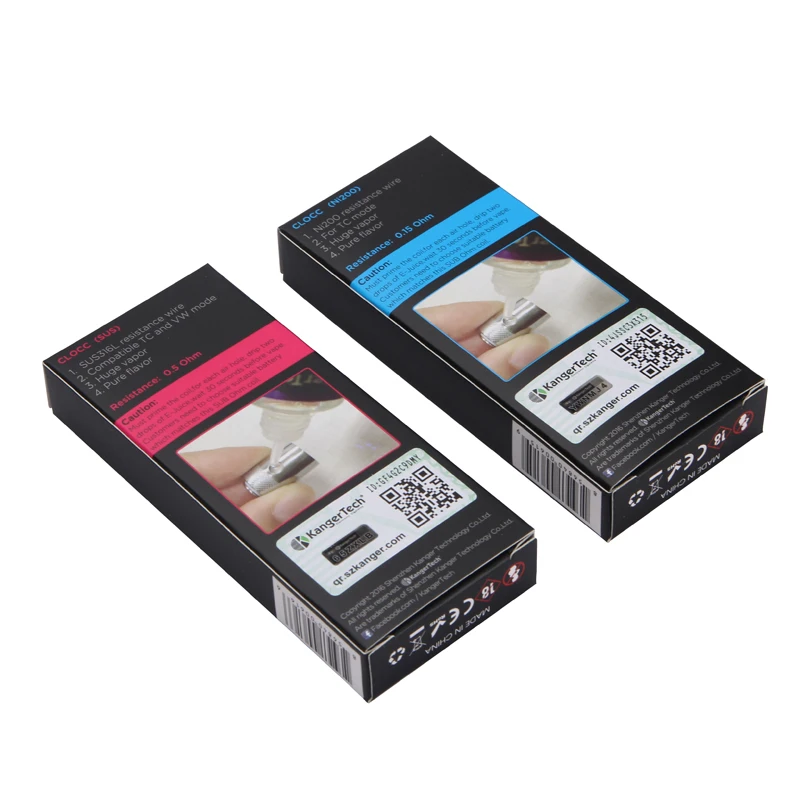 5 шт./лот оригинальная катушка Kanger CLOCC 0 Ом 1 и SS316L 15 сменная Ni200 головка для