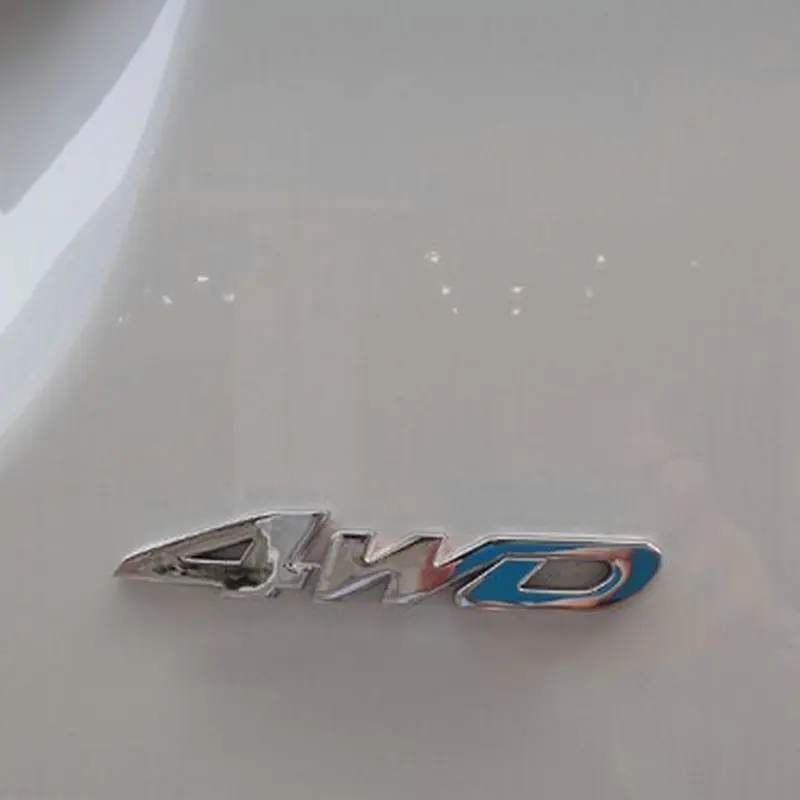 Автомобильный Стайлинг автомобиля 4WD металлический значок 3d Наклейка