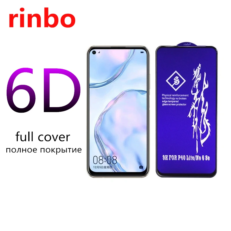 

rinbo Full Cover Tempered Glass for Huawei Nova 7 6 5 5i 5T 4 4E 3 3i 5Z 7i 8i 9 SE 8SE 9SE 9Z Y70 P Y90 Safety Screen Protector