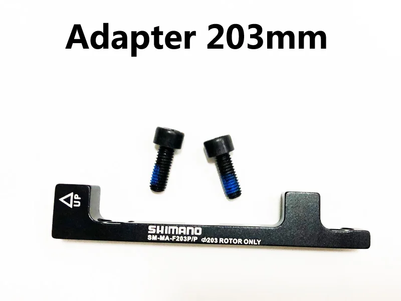shimano Rotor 203mm Велосипедный тормозной ротор Bik дисковый адаптер для 160/180/203 мм горного велосипеда дорожный кронштейн детали кабеля подходят для avid G3 HS1 Сверхлегкий - Цвет: shimano Rotor 203mm