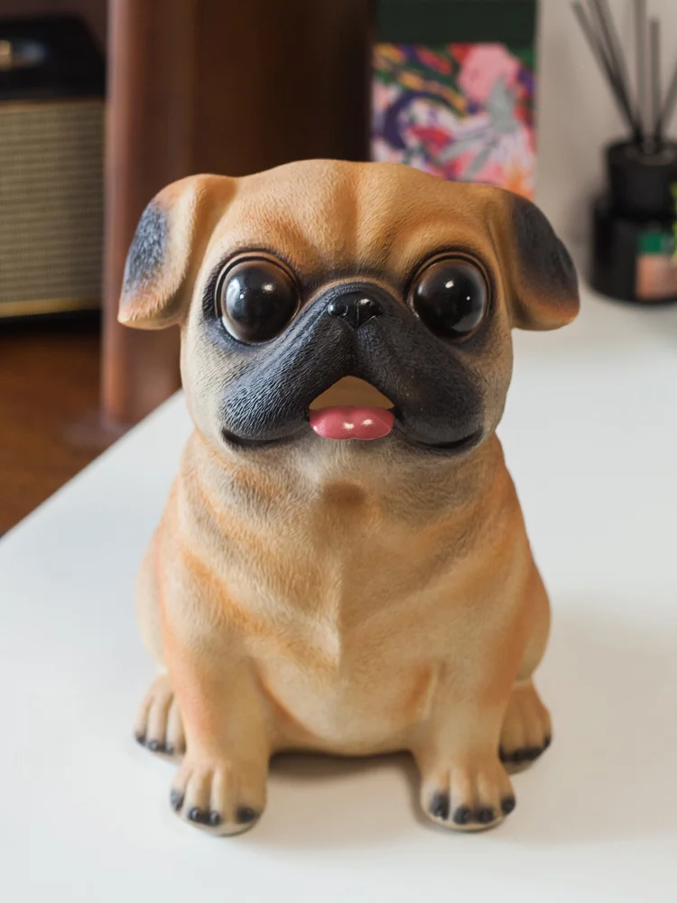 

Resin Piggy Bank Dog Home Resin Crafts Bulldog Money Box Pug Cash Box Coin Bank Husky Moneybox Coin Box Kids Gift