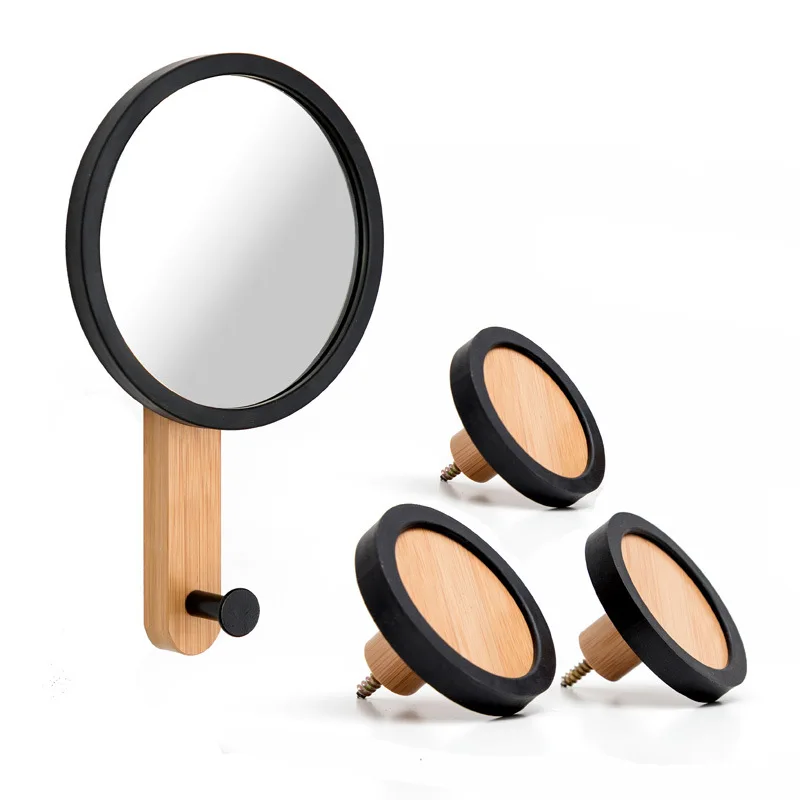 Искусственное креативное украшение подвесной зеркальный настенный деревянный