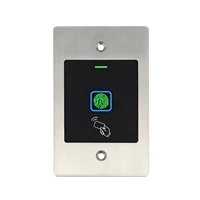 embedded rfid access card tags fingerprint 125khz em card access control machine lp66 waterproof metal reader 1000 user