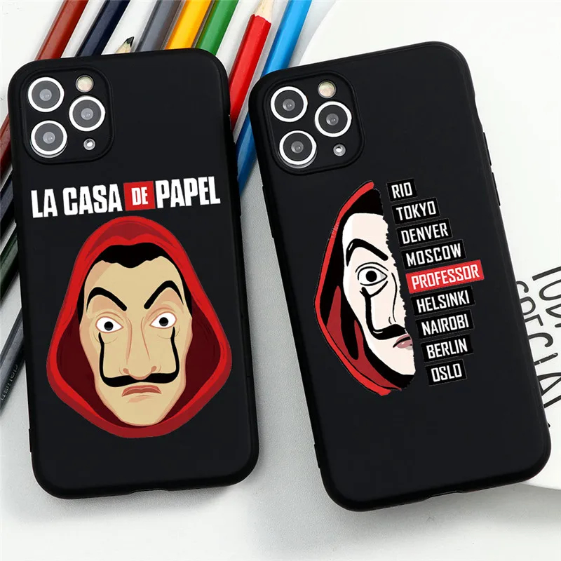 Испания ТВ деньги Heist дом бумага La Casa de papel чехол для iPhone 11 Pro Max XR X XS макс 7/6/6S/8 Plus 5 5s