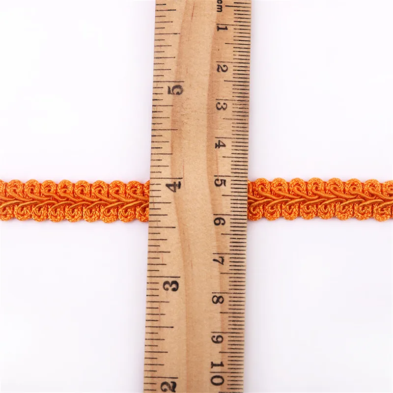 12 мм кружевная обрезная лента Полиэфирная сороконожка плетеное кружево Швейные