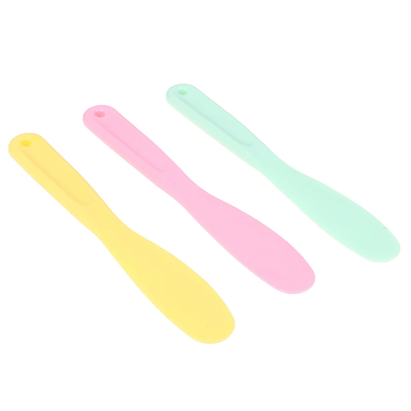 Мини одноразовая Косметическая лопатка пластиковая ложка маска для лица палочка