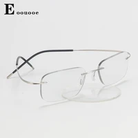 2 g rimless light weight titanium women prescription glasses frame men optical eyeglass spectacles