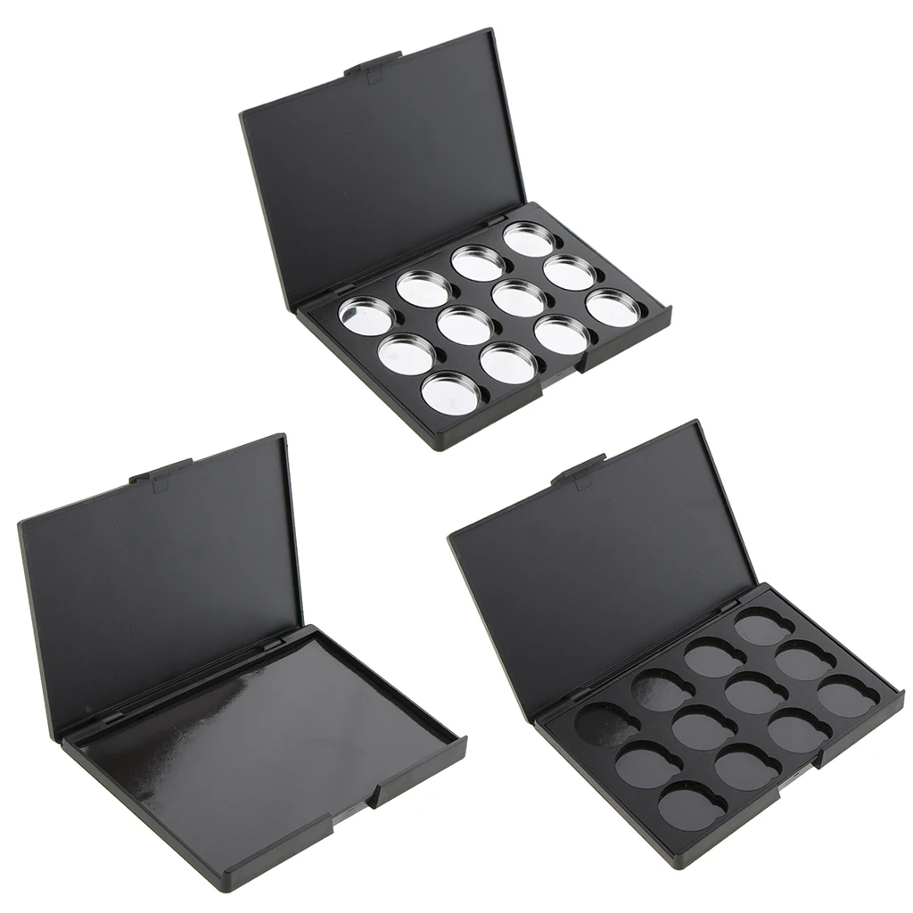 Plastic Eyeshadow Blush Pressed Powder Palette Tray Organizer Case Box  Empty Magnetic Palette Makeup Case Organizer Container