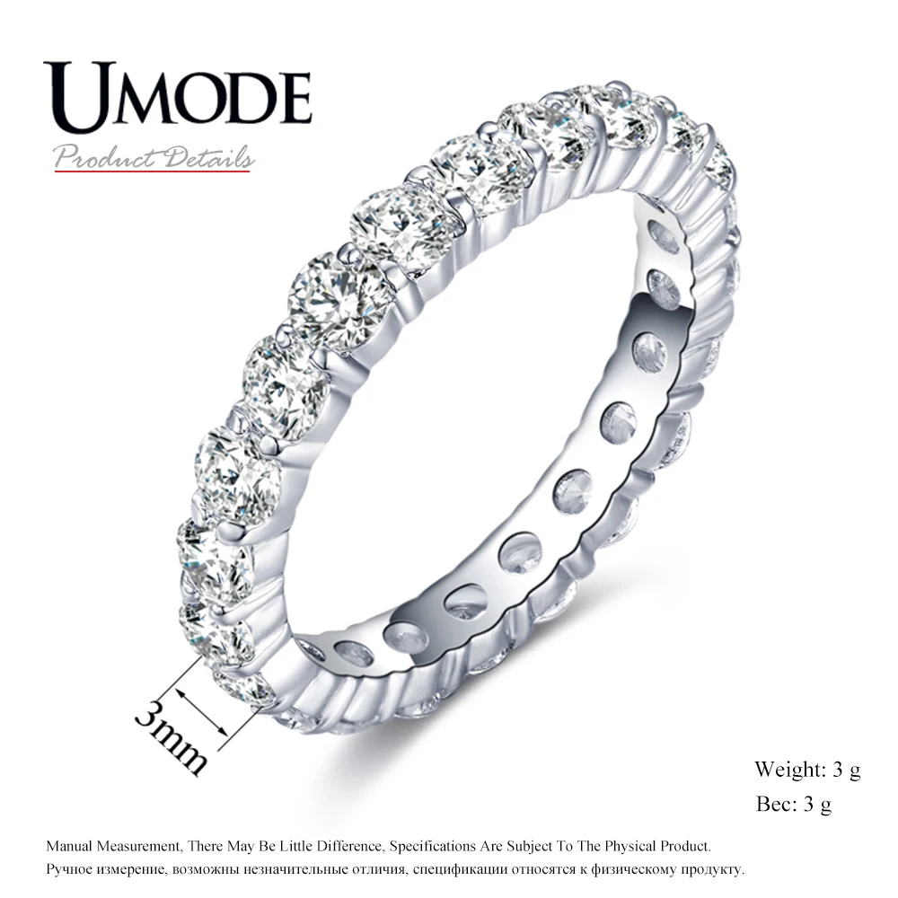 Кольцо женское из белого золота 3 мм 0 1 карат с круглым фианитом