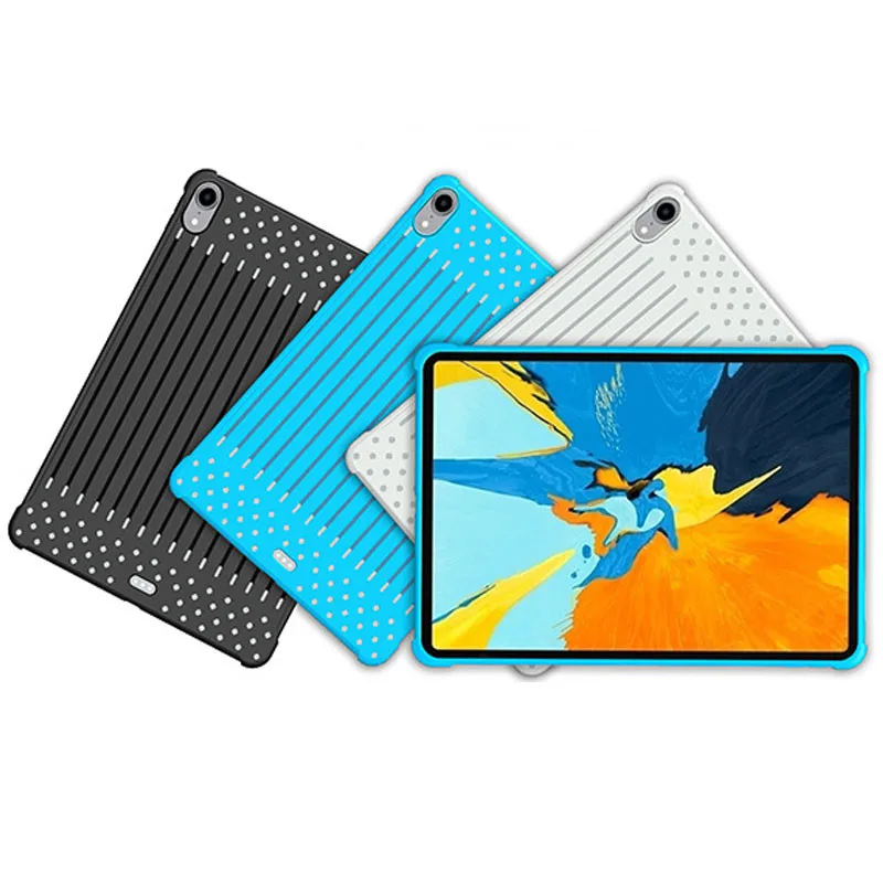 Мягкий силиконовый чехол-накладка из ТПУ и пластика для Apple iPad Pro 11 2018 изящный