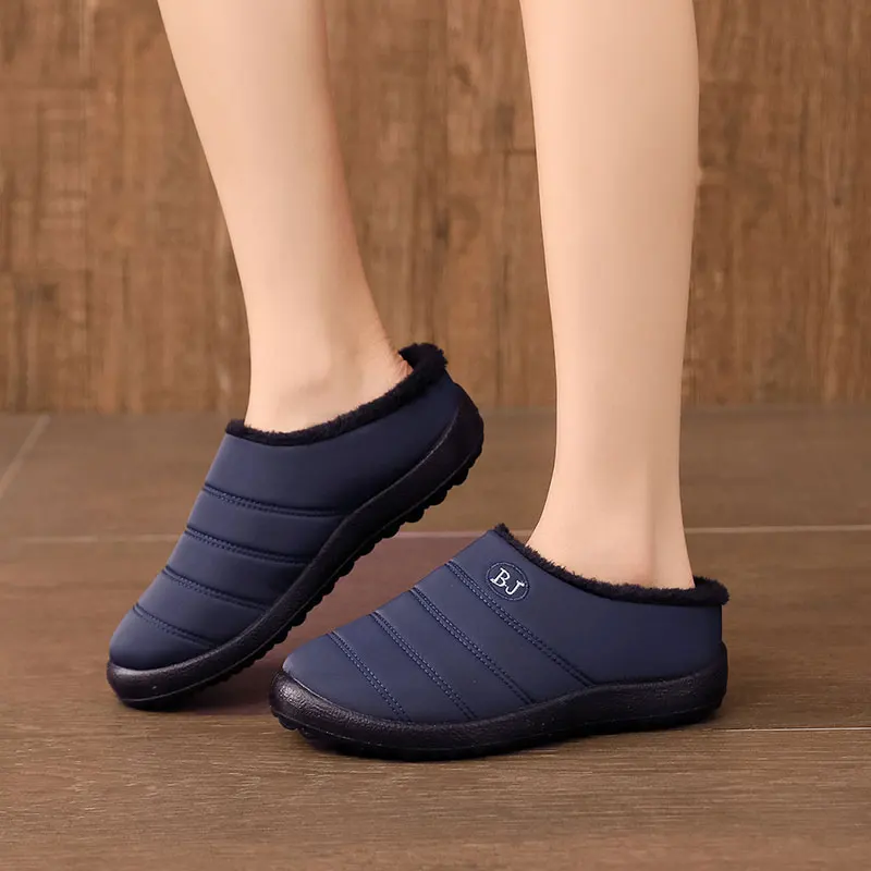 Толстая плюшевая нескользящая Водонепроницаемая хлопковая обувь Лидер продаж