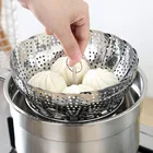 Новинка 2020, складное блюдо из нержавеющей стали, корзина для отпаривания еды, сетчатая кастрюля для приготовления овощей, отпариватель, расширяющийся кухонный инструмент