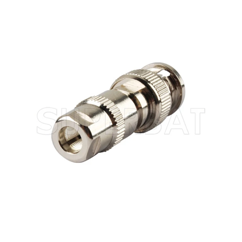 Superbat 10pcs BNC Male twist on Connector for Coaxial Cable RG58,RG142,KSR195,LMR195