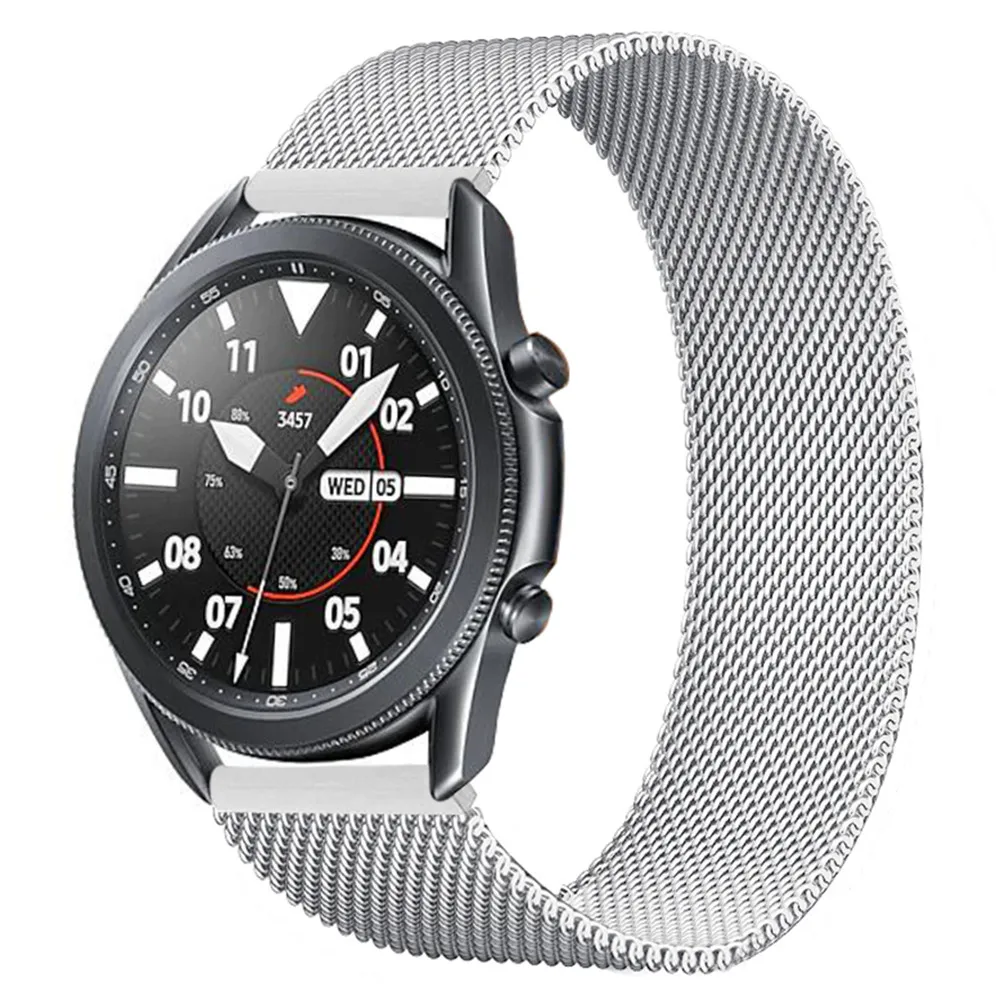 

Magnetic strap For Samsung Galaxy watch 3 45mm 41mm/Active 2 46mm/42mm Gear S3 Frontier 20mm 22mm bracelet Huawei GT/2/2e band