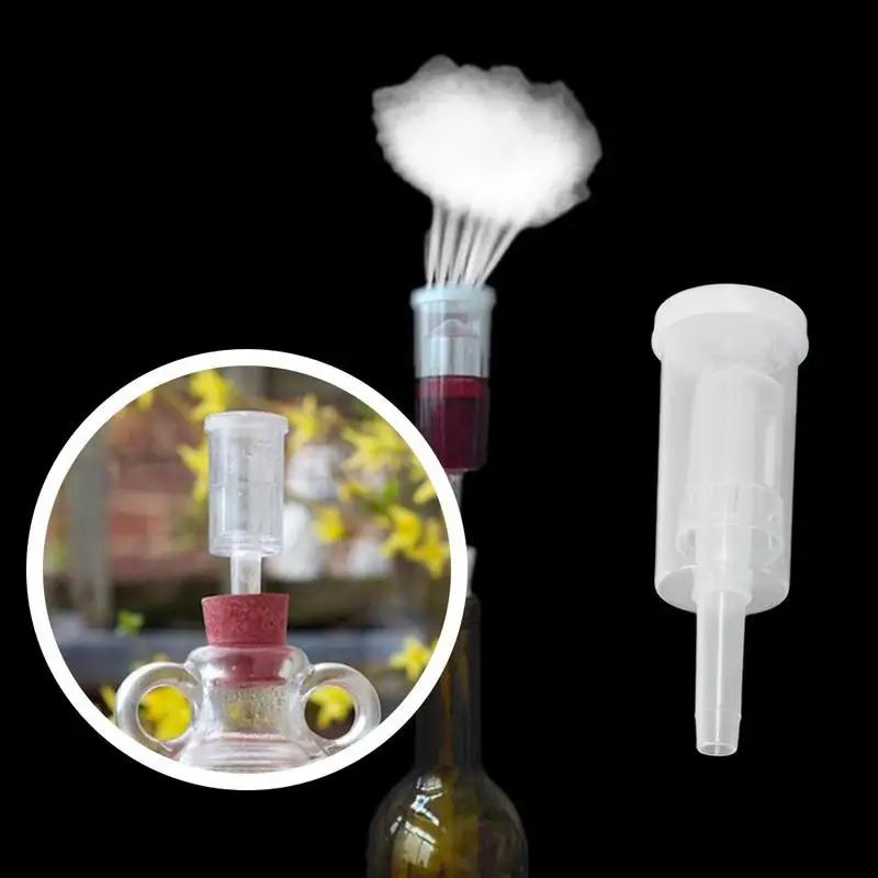 

1 Pcs Homebrew Beer Cylinder Fermentor Air Lock One Way Exhaust Sealed Making Wine Water For Home Check Fermentation Valve W4Q6