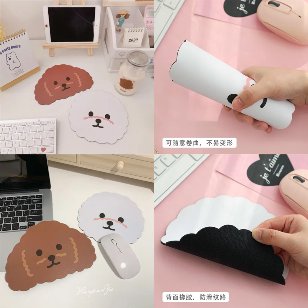 1 шт. корейский домашний Ins простой мультяшный Тедди щенок коврик для мыши
