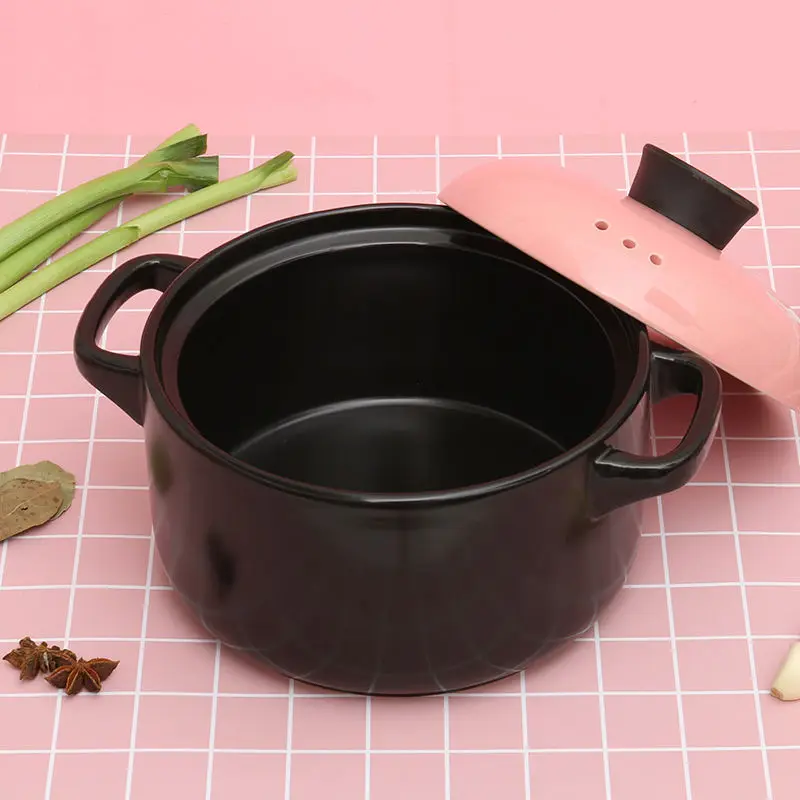 Высокотемпературная устойчивая кастрюля для супа керамическая тушеная газовое