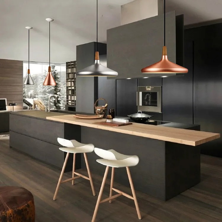 Современные подвессветильник светодиодные лампы в скандинавском стиле ретро