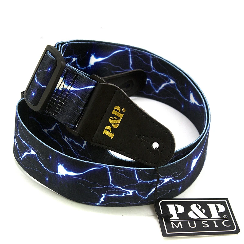 

Guitar Strap Multi-Color Guitar Belts Adjustable Colorful Printed Nylon Straps Bass Acoustic Electric Guitar Accessories