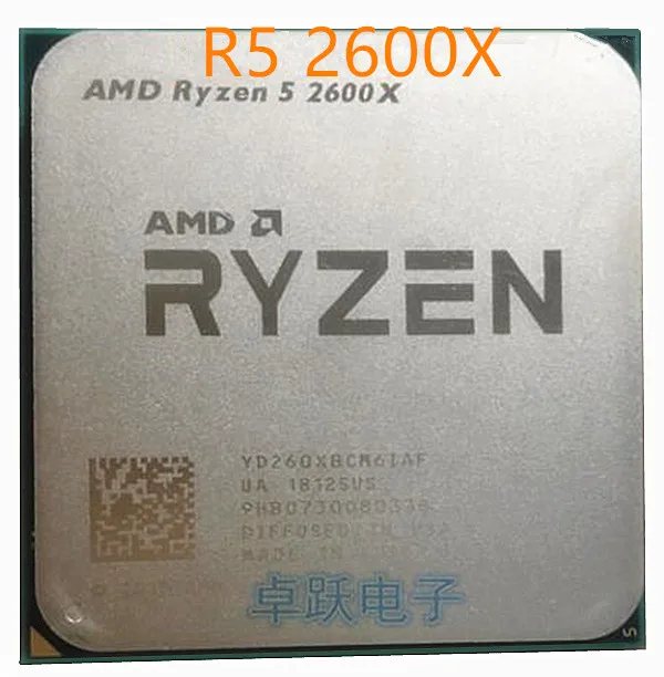 Процессор AMD Ryzen 5 2600X R5 3 6 ГГц шестиядерный 12 ядер 95 Вт YD260XBCM6IAF разъем AM4 | Компьютеры
