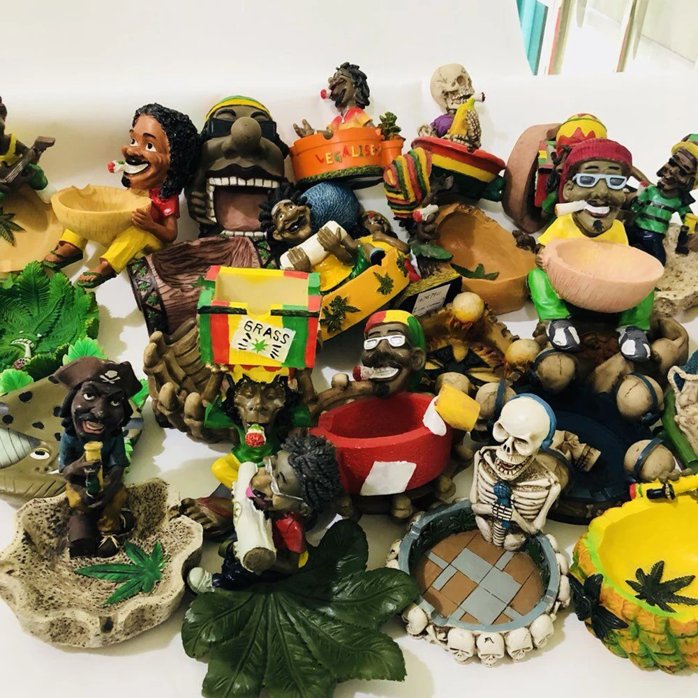 Полимерные пепельницы милые Мультяшные курение травы аксессуары креативные