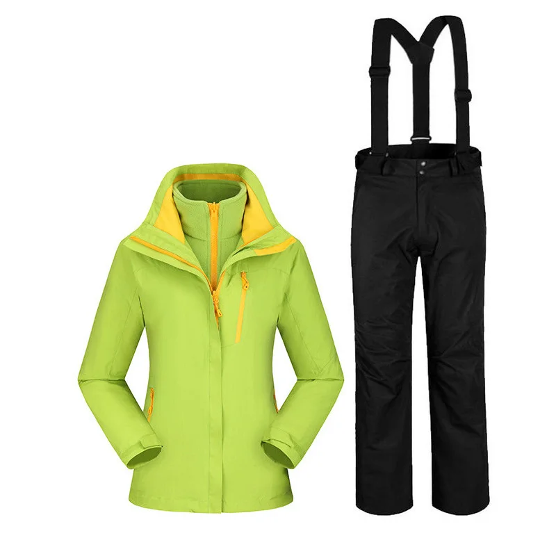 2017 зимний костюм для горного катания на лыжах теплые водонепроницаемые