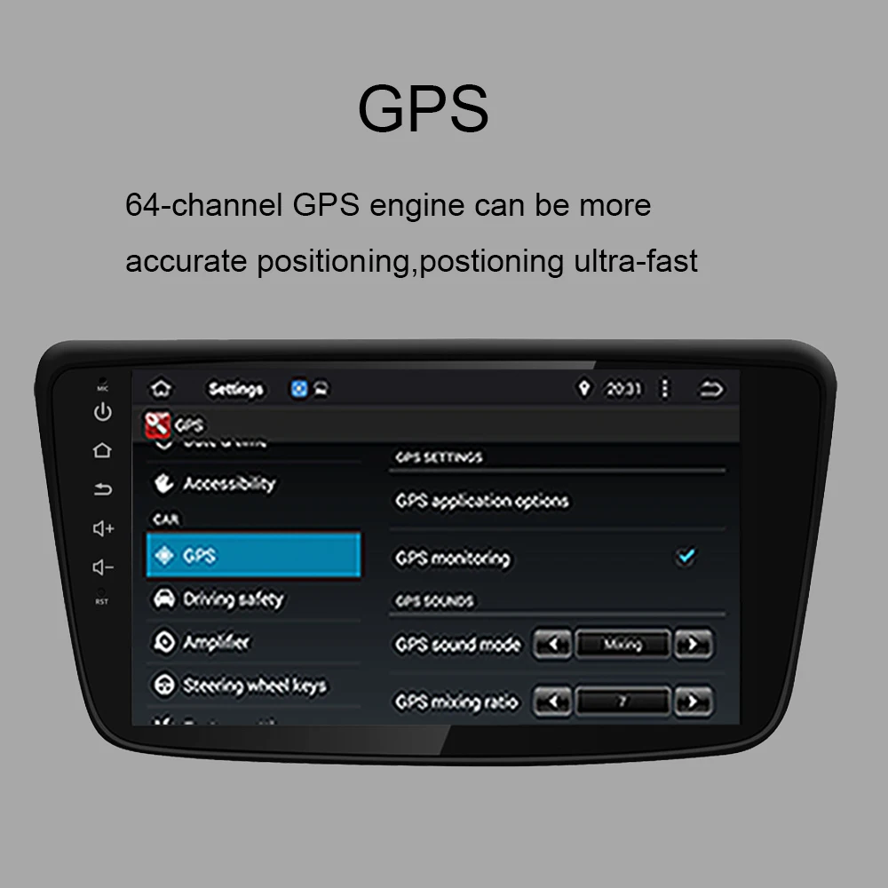 Автомобильный GPS-навигатор 8 дюймов Восьмиядерный процессор Android 10 0 для suzuki Baleno