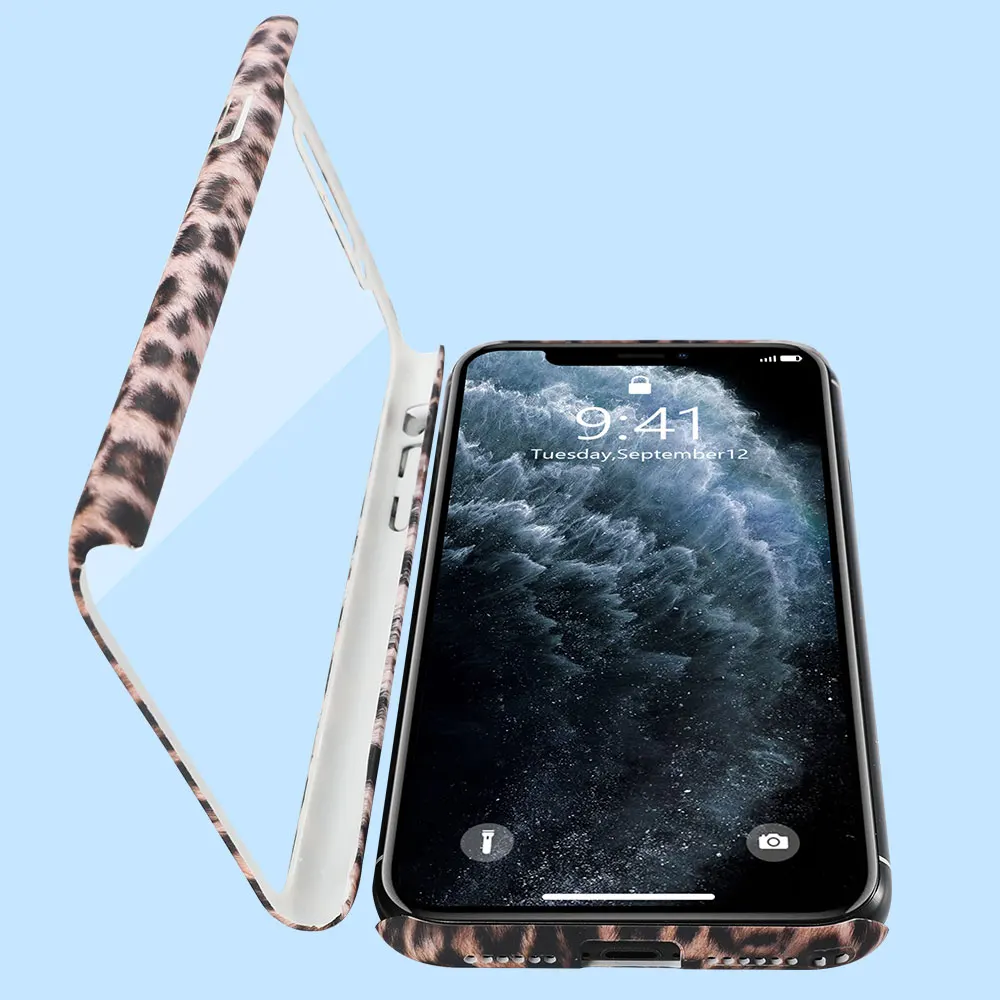 Чехол KISS с леопардовым узором чехол для iPhone XS MAX X XR 360 защитный 11 Pro Max 6 7 8 Plus |