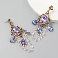 pauli manfi 2021 fashion metal acrylic earrings womens creative popular dangle earrings banquet accessories
