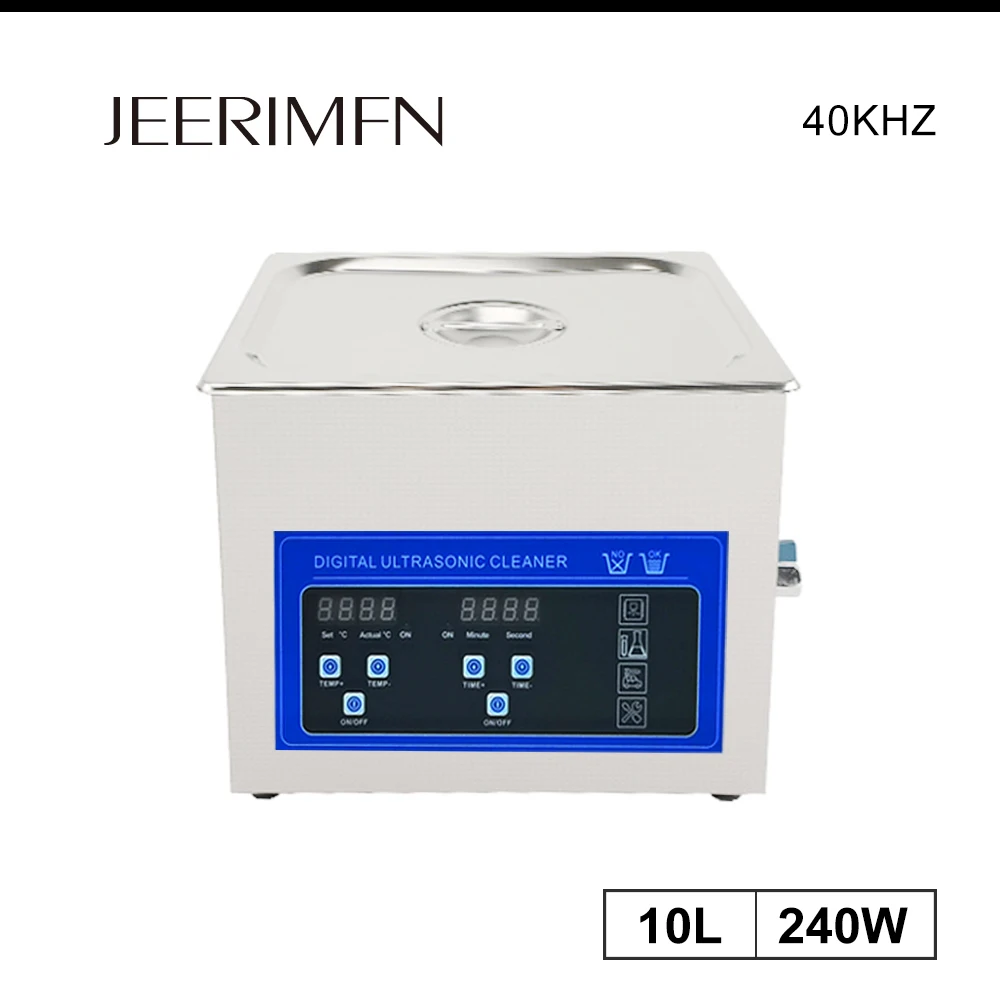 

Portable 10L Ultrasonic Cleaner 240W Car Parts Medical Carburetor Lab PCB Ultra Sonic Cleaning Washing Bath Oil Rust Degreaser