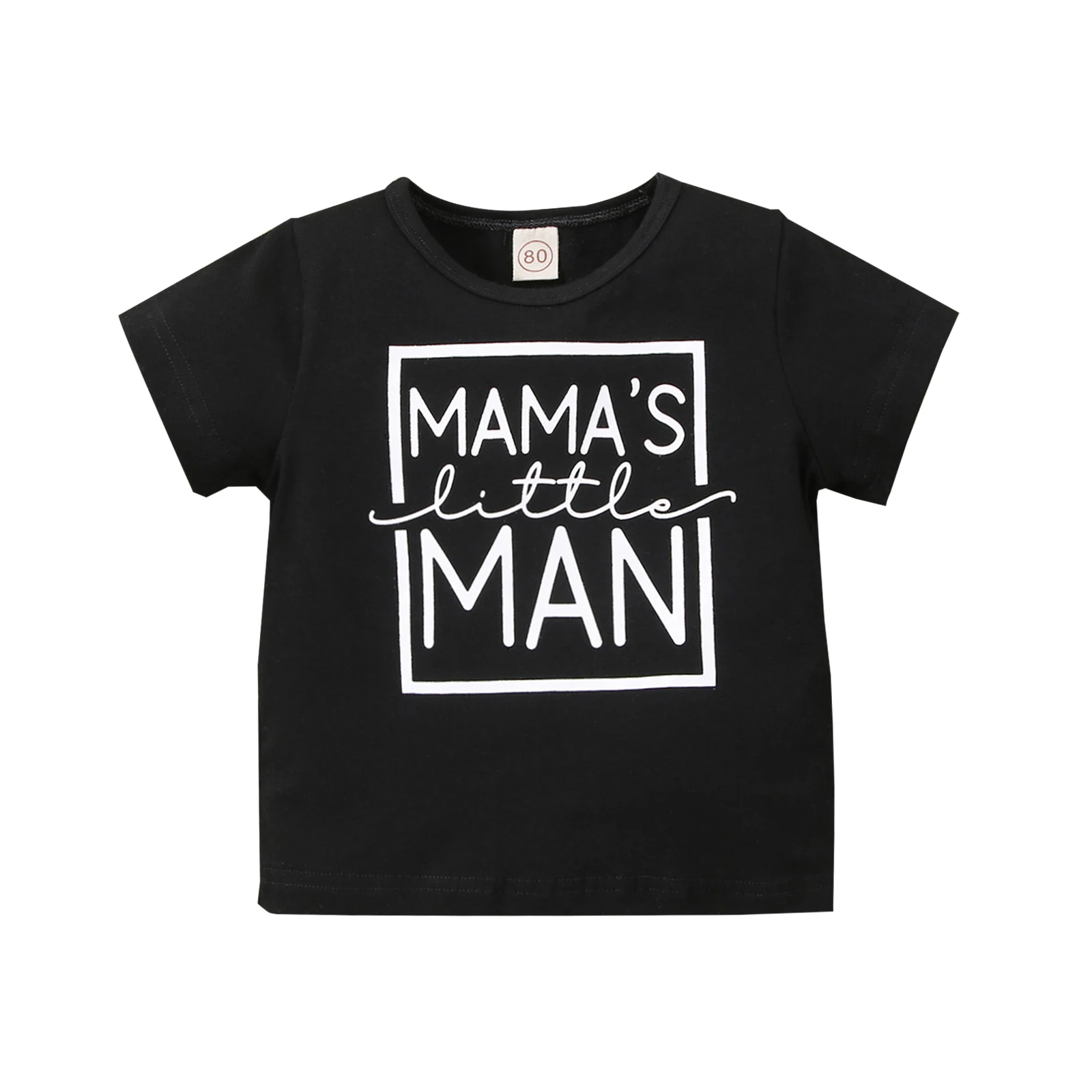 

Newborn Infant Baby Boys T-Shirt Short Sleeve Letter Tops Casual Boys Clothing Costumes Outfit D35