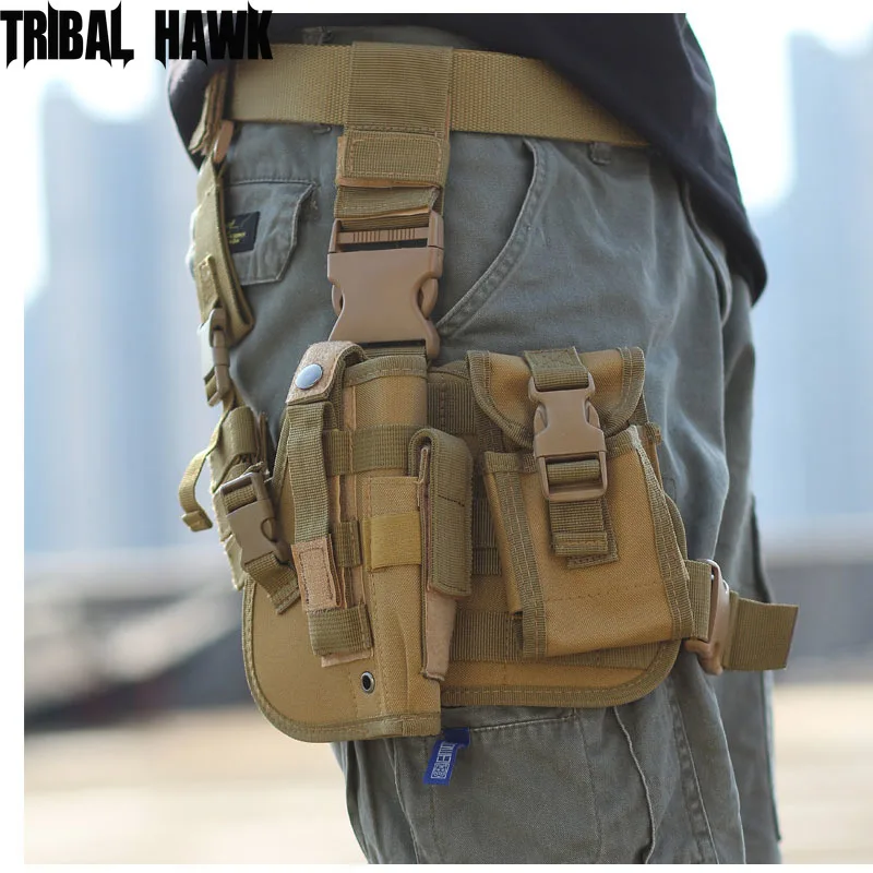 

Tactical Tornado Leg Holster Glock Airsoft Pistol Gun Drop Leg Holster Pouch Police Universal Gun Adjustable Magic Strap Holster