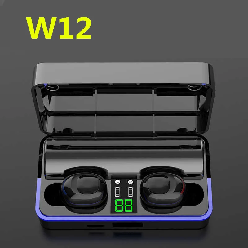 

TWS-наушники W12 с поддержкой Bluetooth и функцией активного шумоподавления