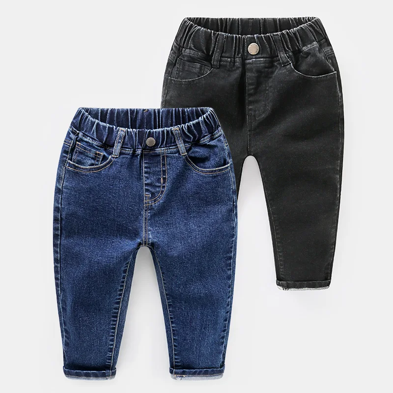 Джинсы для мальчиков длинные штаны осенняя одежда детская в Корейском стиле на