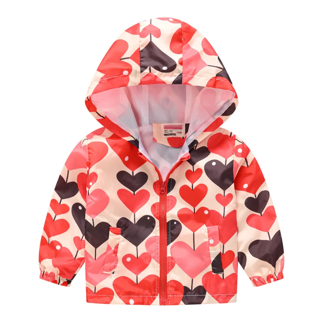 

Baby Coat Baby Jacket Kids Jacket Fashion 37 Kinds Style Kids Gril Boys Autumn Print Zipper Hooded Windproof Coat