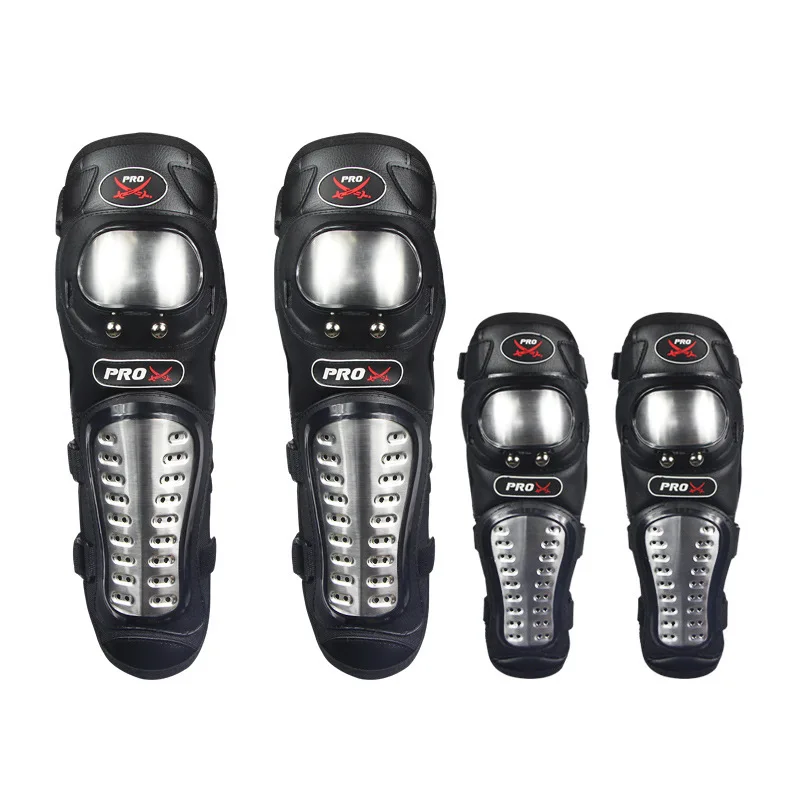 

Motorcycle Knee Pads Stainless Steel Motorcycle Elbow Pads Motorcycle Racing Protective Gear Off-road Elbow Pads Protection Kit