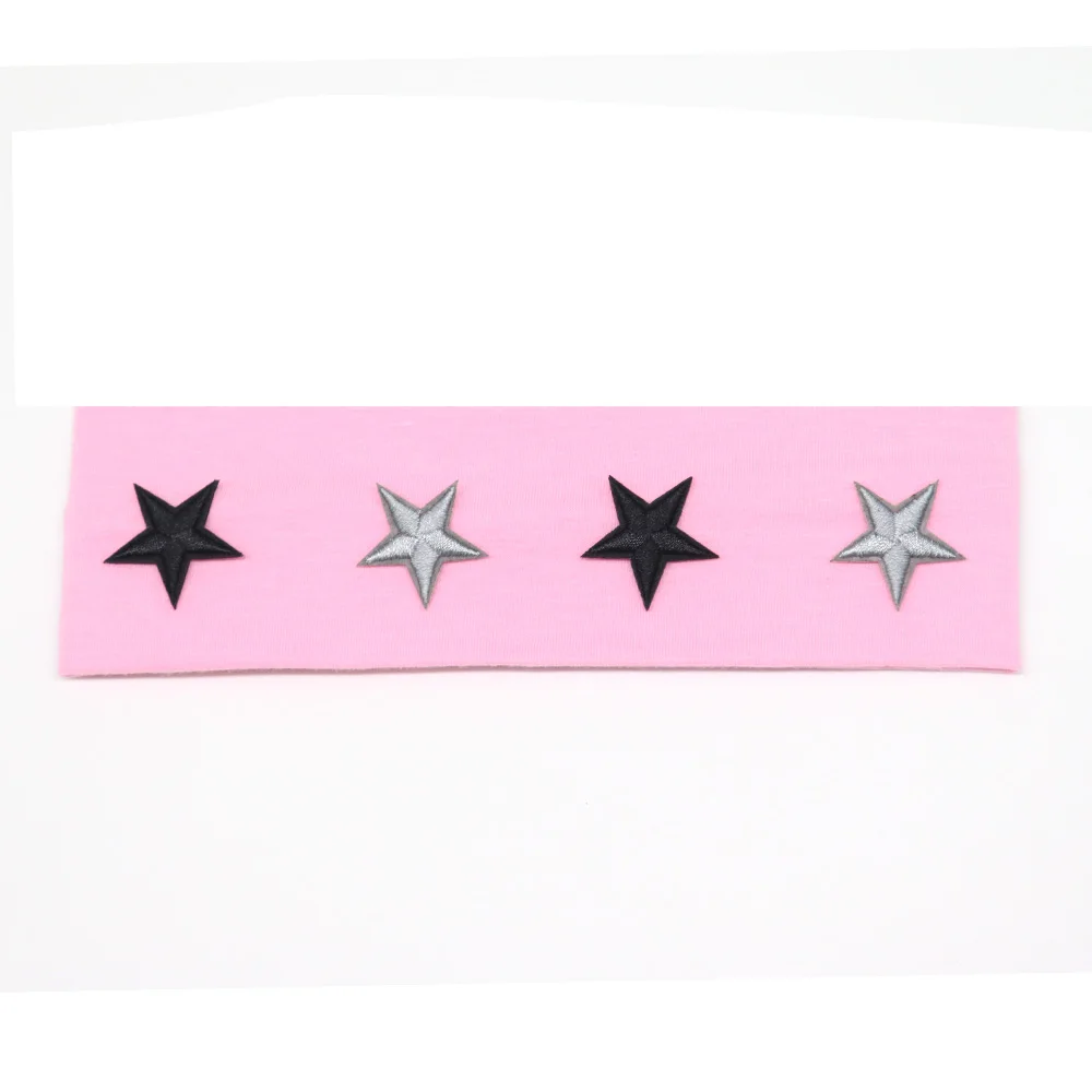 

Summer Kids New Star Headband Baby Girls Boys DIY Stars Headbands for Girls Fashion Cotton Flat Head Band Hair Accessories