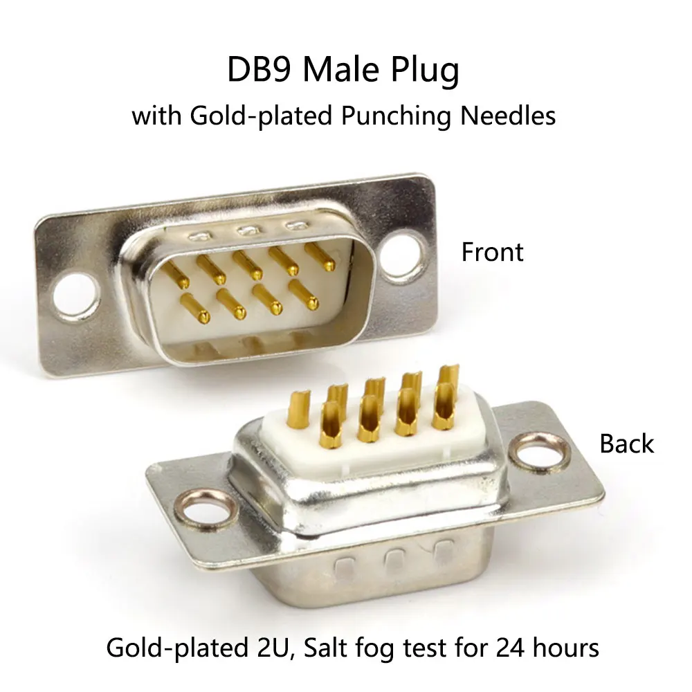 DB9 Male Female RS232 9 контактный последовательный разъем RS485 RS422 COM интерфейсные