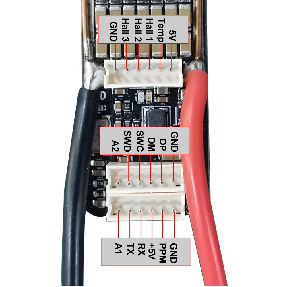 Maytech Mini VESC 30A 35g контроллер скорости для роботизированного шарнирного