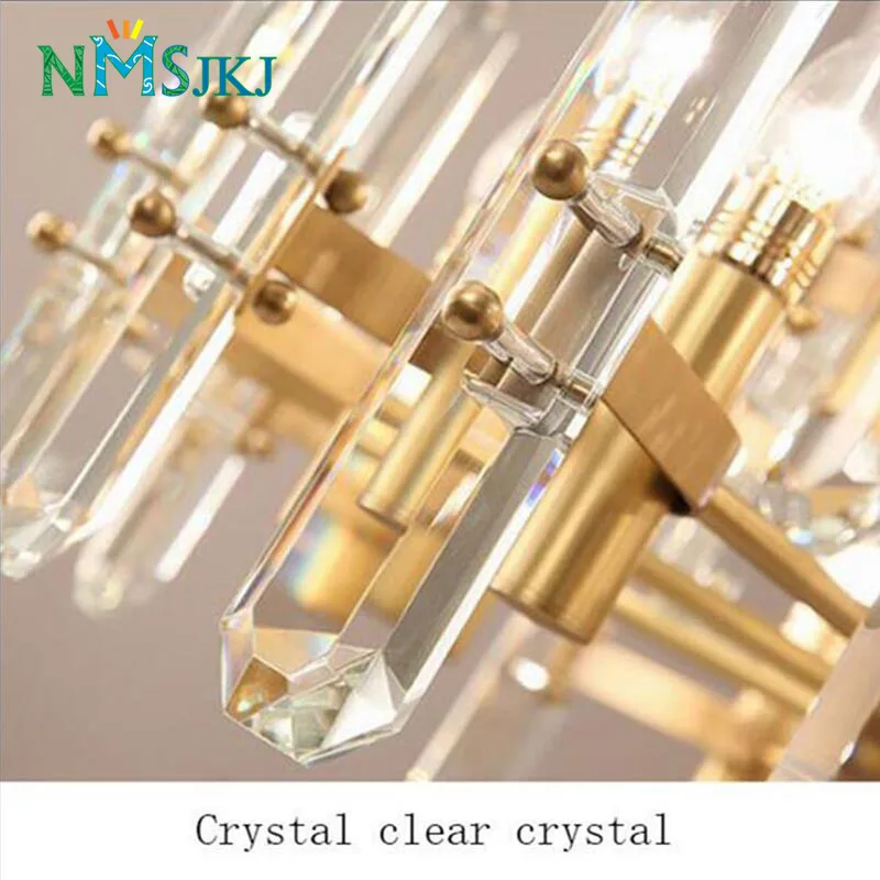 Постмодерн роскошная хрустальная люстра гостиная ресторан освещение вилла