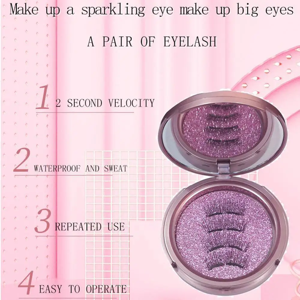 Магнитная ресница-аппликатор магнитная ресница зажим для ресниц легко наносится