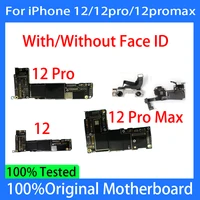 original for iphone1212 pro12 pro max motherboard withno face id unlocked logic board free icloud mainboard with full chips